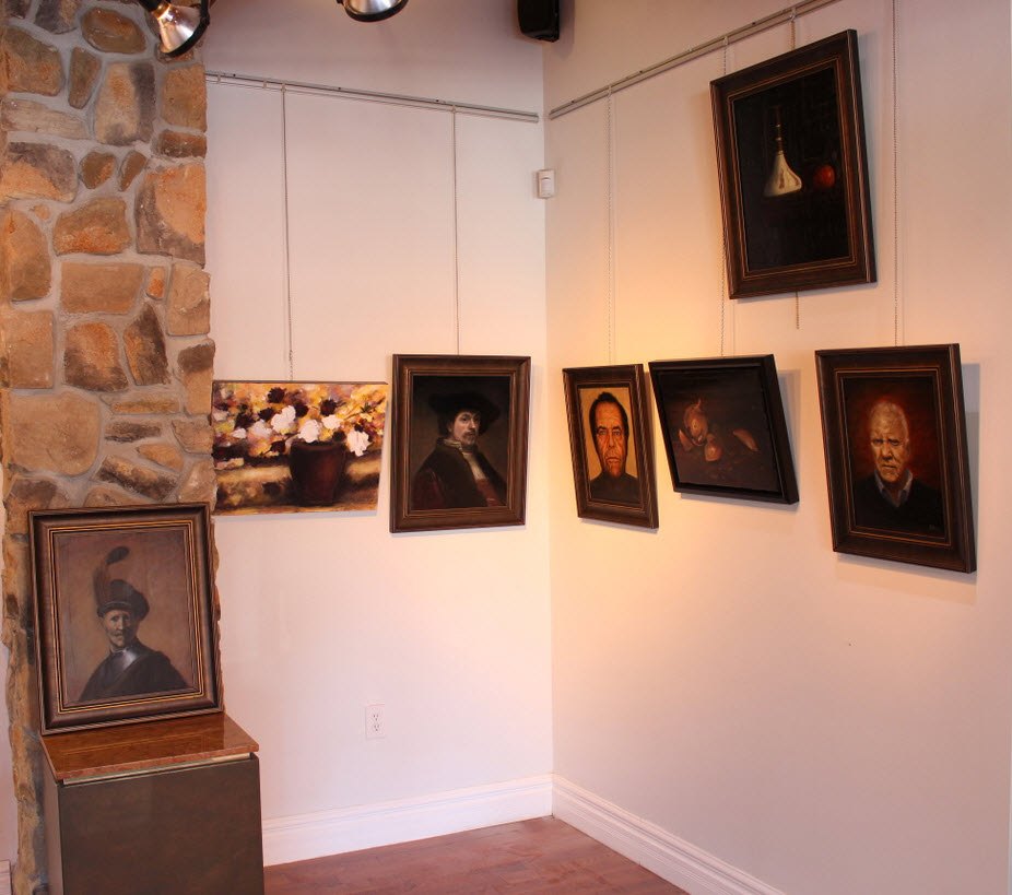 Exposition de tableaux réalistes de Daniel Pineau